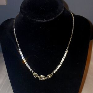 Givenchy  NWTSilver and White Necklace Elegant Design with Extender.
